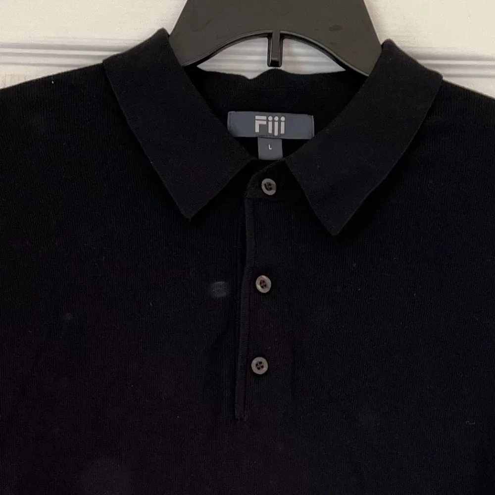 New Men's Fiji Sweater Black Size L